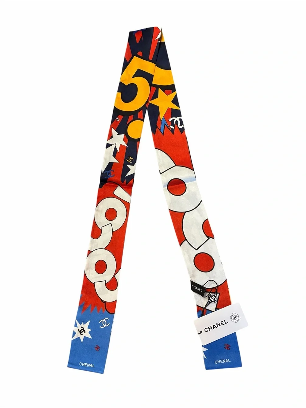✨ChaneI. Superman Metiers d’art Comic Art Silk Twilly / Bandeau